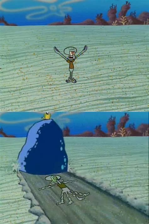 Spongebob "Rock" meme template Blank Template - Imgflip