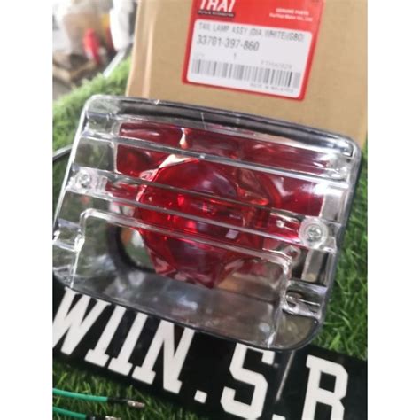 Honda Petak Gbo Gboj Tail Lamp Albino Daimond Style Lampu Belakang