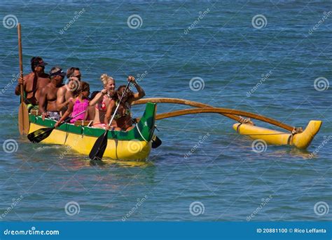 Outrigger Canoe Editorial Image Image Of Women Team 20881100