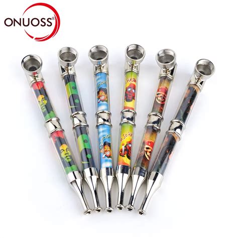 Aliexpress.com : Buy ONUOSS 1PC Classic Long Metal Smoking Pipes ...