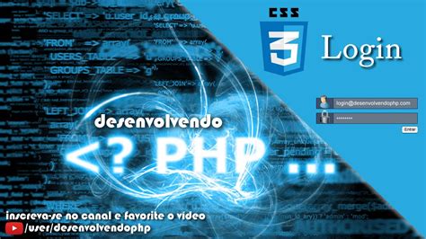 Criando Sistema De Login Php Mysql Css Curso Loja Virtual