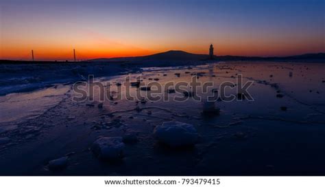 Aerial View Tokarevskiy Lighthouse One Oldest Stock Photo