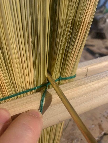 Making A Broom By Hand From Broom Corn Broom Corn Broom Handmade Broom