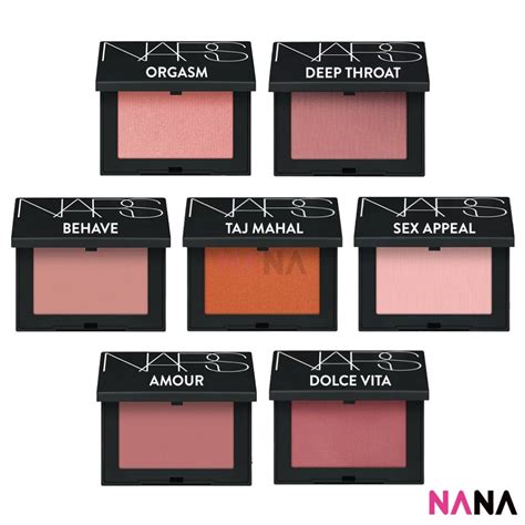 NARS Blush Orgasm Deep Throat Sex Appeal Behave Taj Mahal Dolce Vita Amour Shopee