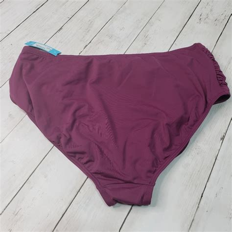 Ambrielle Swim New Ambrielle Curve Swimwear Burgundy Bikini Poshmark