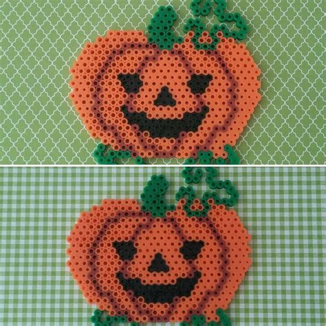 Pumpkin Halloween Perler Beads By Essimdesigns Jul Strik