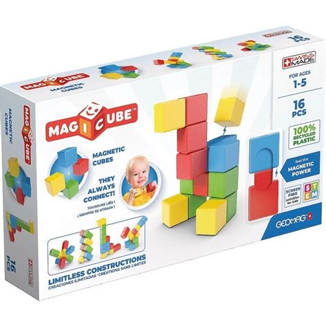 Geomag Klocki Magnetyczne Magicube Fullcolor Recycled Try Me