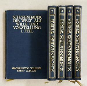 Schopenhauer Arthur Eduard Grisebach Max Brahn Hans Henning Hg Zvab