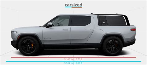 Dimensions Rivian R1T 2021 Present Vs Rivian R1S 2022 Present