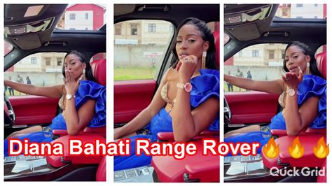 Diana Bahati Enjoying Her First Ride In Her Range Rover Very