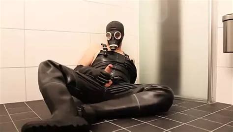 Wank In Turned Down Waders With Gasmask And Cumshot Gay Masturbation Masturbation Porn Xhamster