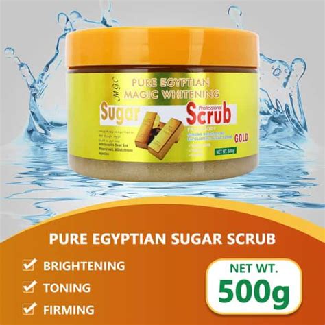 Pure Egyptian Gold Magic Whitening Face And Body Scrub Gold Fougees