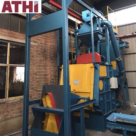 Automatic Rubber Tumble Crawler Belt Type Shot Blasting Machine China