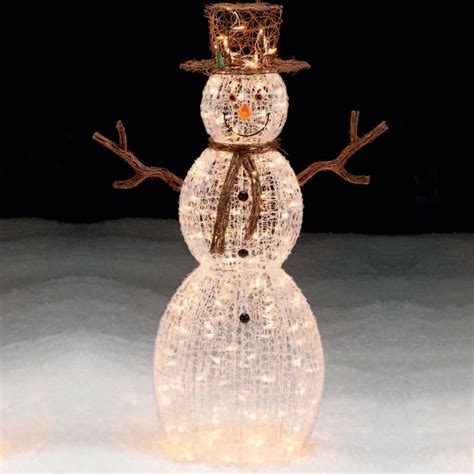 Christmas Light Snowman Outdoor | Decoratingspecial.com