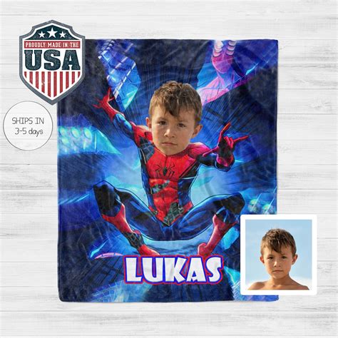 Kids Superhero Blanket Personalized Kids Blanket Custom - Etsy