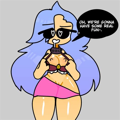 Rule 34 Big Ass Big Breasts Blue Hair Heart Shaped Pupils Impending