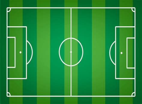 Premium Vector A Realistic Textured Grass Football Soccer Field Vector Eps 10 File Contains