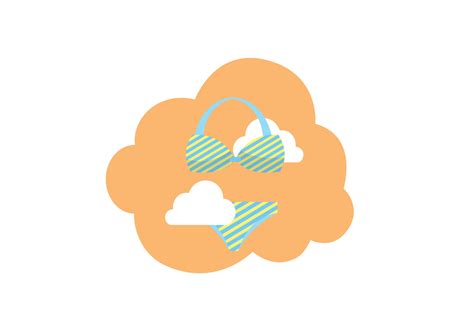 Summer Beach Bikini Cloud Icon Graphic By Humanbeing Studio Creative Fabrica