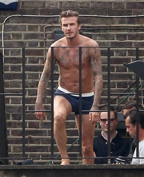 David Beckham And His Amazing Butt Naked Male Celebrities