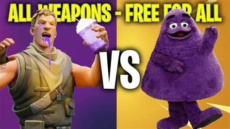 Grimace Vs The Shake Lool Fortnite Creative Map Code