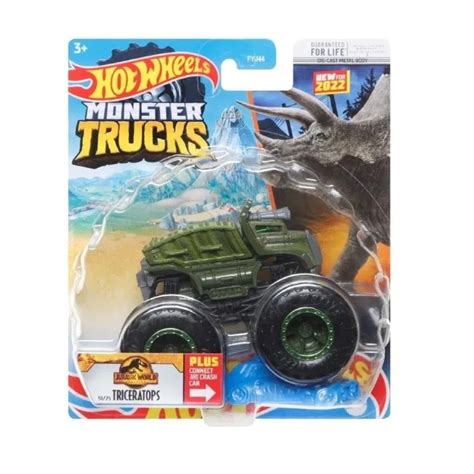 Hot Wheels Monster Trucks Triceratops 1 64 Mattel Jurassic Submarino