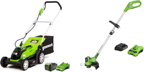 Greenworks 40v 20 Inch Cordless 2 In 1 Push Lawn Mower Battery And Charger Included 25302