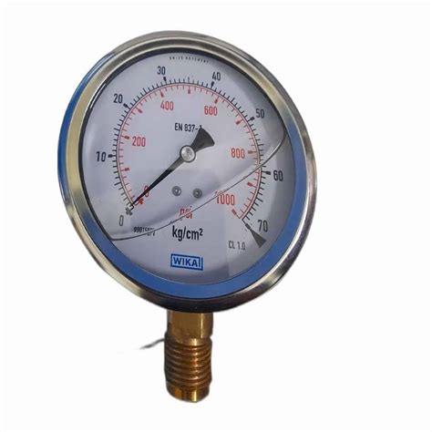 1 5 Inch 40 Mm Wika EN 837 1 Pressure Gauge 10 Bar At Rs 4800 Piece