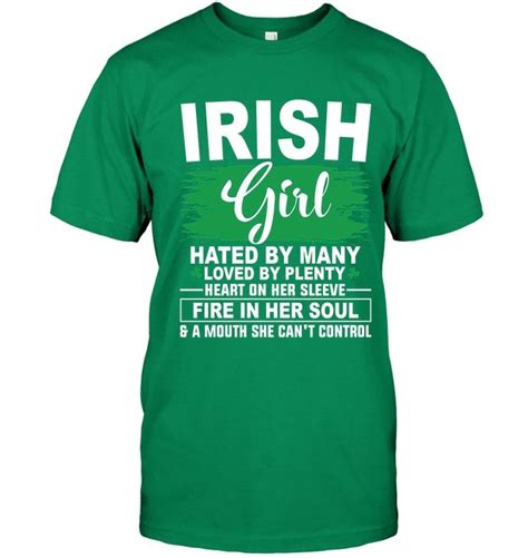 Irish Girl Irish Girls Shirts For Girls Funny Shirts