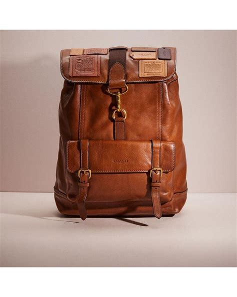 Coach Upcrafted Bleecker Backpack In Brown For Men Lyst