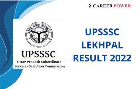 UP Lekhpal Result 2022 Out Mains Revised Result Cut Off