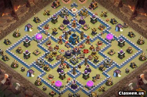 Town Hall 12 Th12 Wartrophy Base 775 With Link 0 2021 War Base Clash Of Clans