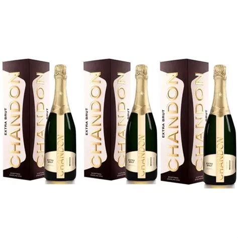 Chandon Extra Brut Espumante 3 Estuches 750ml