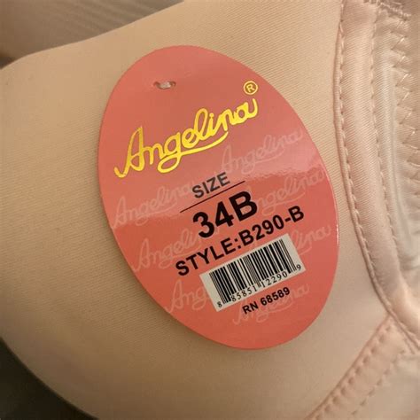 Angelina Intimates Sleepwear Angelina Full Coverage Bra 34b Nude