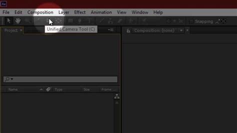 After Effects User Interface YouTube