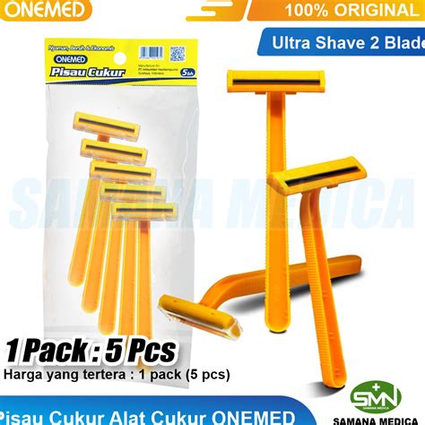 Jual Pisau Cukur Alat Cukur Ultra Shave Blade Onemed Isi Pcs Kumis