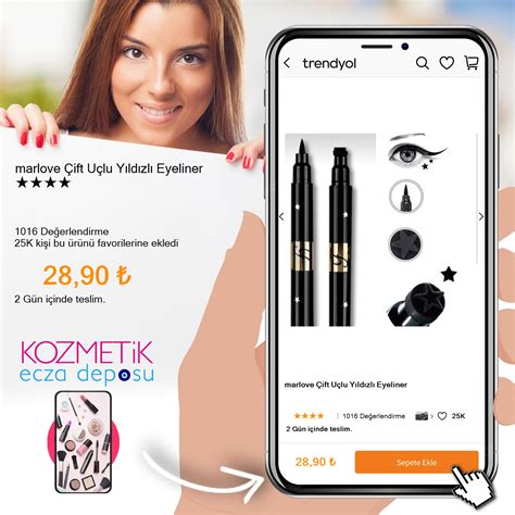 Marlove Çift Uçlu Yıldızlı Eyeliner Nasıl Kullanılır