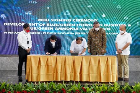 Pertamina Pupuk Indonesia Dan Mitsubishi Kembangkan Bisnis Green