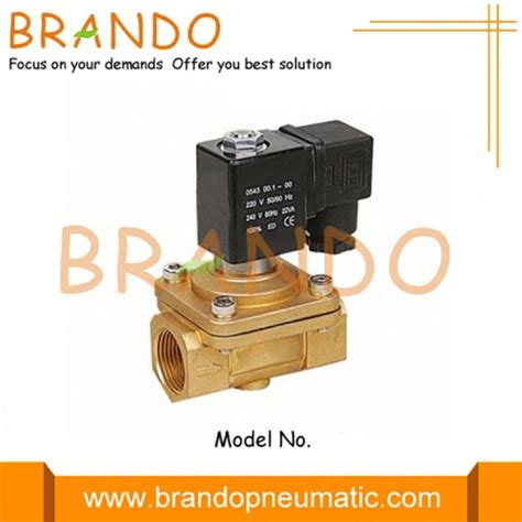 PU220 Series 1 2 Normally Closed Brass Solenoid Valve China