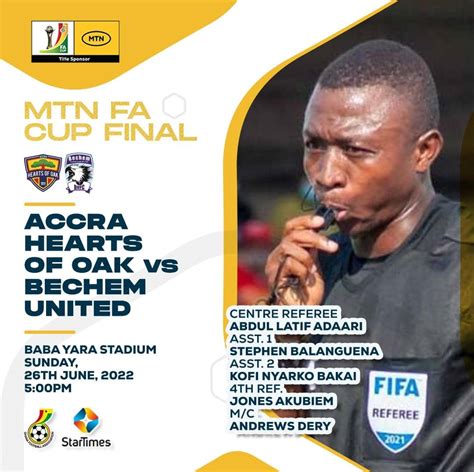 MTN FA Cup Final Hearts Of Oak To Battle Bechem United For Africa Slot