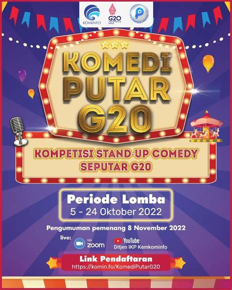 Kompetisi Stand Up Komedi Seputar G20 DISKOMINFOTIK PROVINSI LAMPUNG