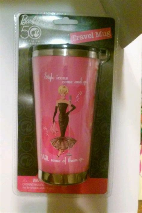 Barbie Th Anniversary Travel Mug Vintage Ponytail For Sale Online Ebay