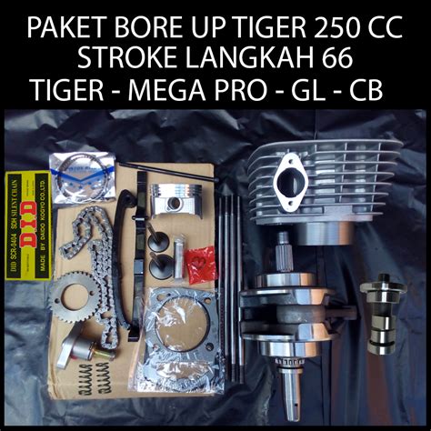 Jual Paket Kruk As Tiger Stroke 66 Blok Tiger 250 Kruk As Langkah 66