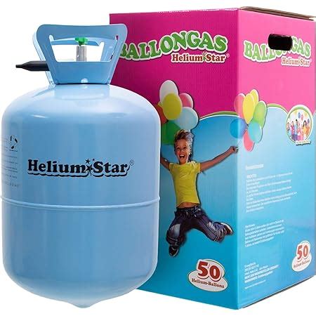 Helium Ballongas HeliumStar Einwegflasche für bis zu 50 Luftballons