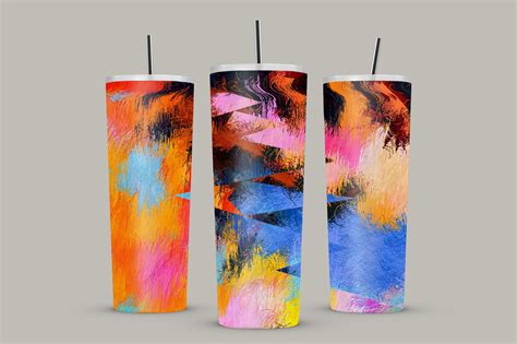 20 Oz Skinny Tumbler Abstract 2 Graphic By 1xmerch · Creative Fabrica