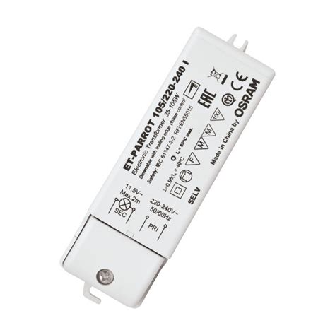 Osram Et Parrot 105 220 240 Electronic Transformer Ballast Shopee Philippines