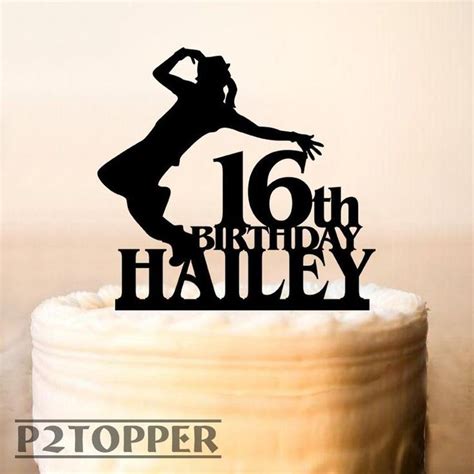 Hip Hop Dancers Cake Topper Disco Dance Cake Topper Modern Dance Cake