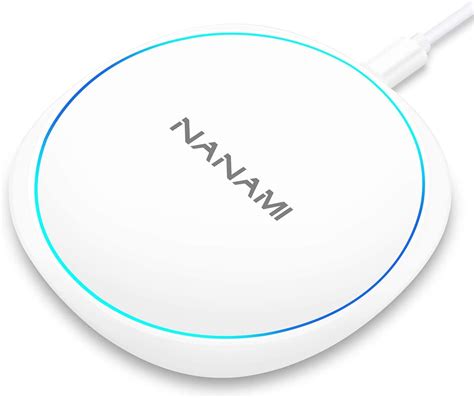 Fast Wireless Charger NANAMI 10W Qi Wireless Charging Pad For IPhone