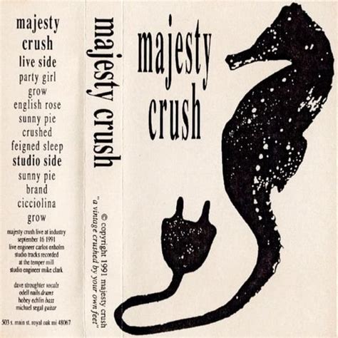 Majesty Crush A Vintage Crushed By Your Own Feet Lyrics And Tracklist