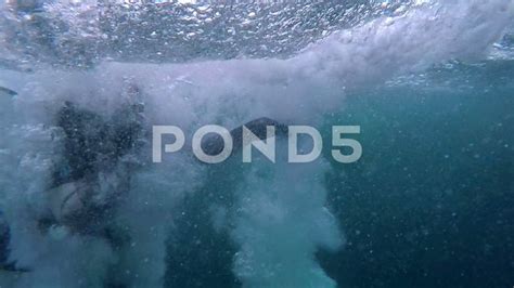 Scuba Diver Jumping Into The Ocean Stock Footage Jumping Diver Scuba