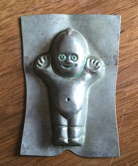 Antique Kewpie Doll Tin Chocolate Mold Etsy